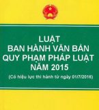 Điểm mới về hệ thống văn bản quy phạm pháp luật kể từ ngày 01/07/2016 Điểm mới về hệ thống văn bản quy phạm pháp luật kể từ ngày 01/07/2016
