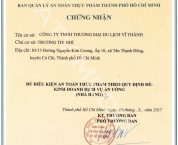 Thủ tục xin cấp Giấy chứng nhận an toàn vệ sinh thực phẩm cho nhà hàng Thủ tục xin cấp Giấy chứng nhận an toàn vệ sinh thực phẩm cho nhà hàng